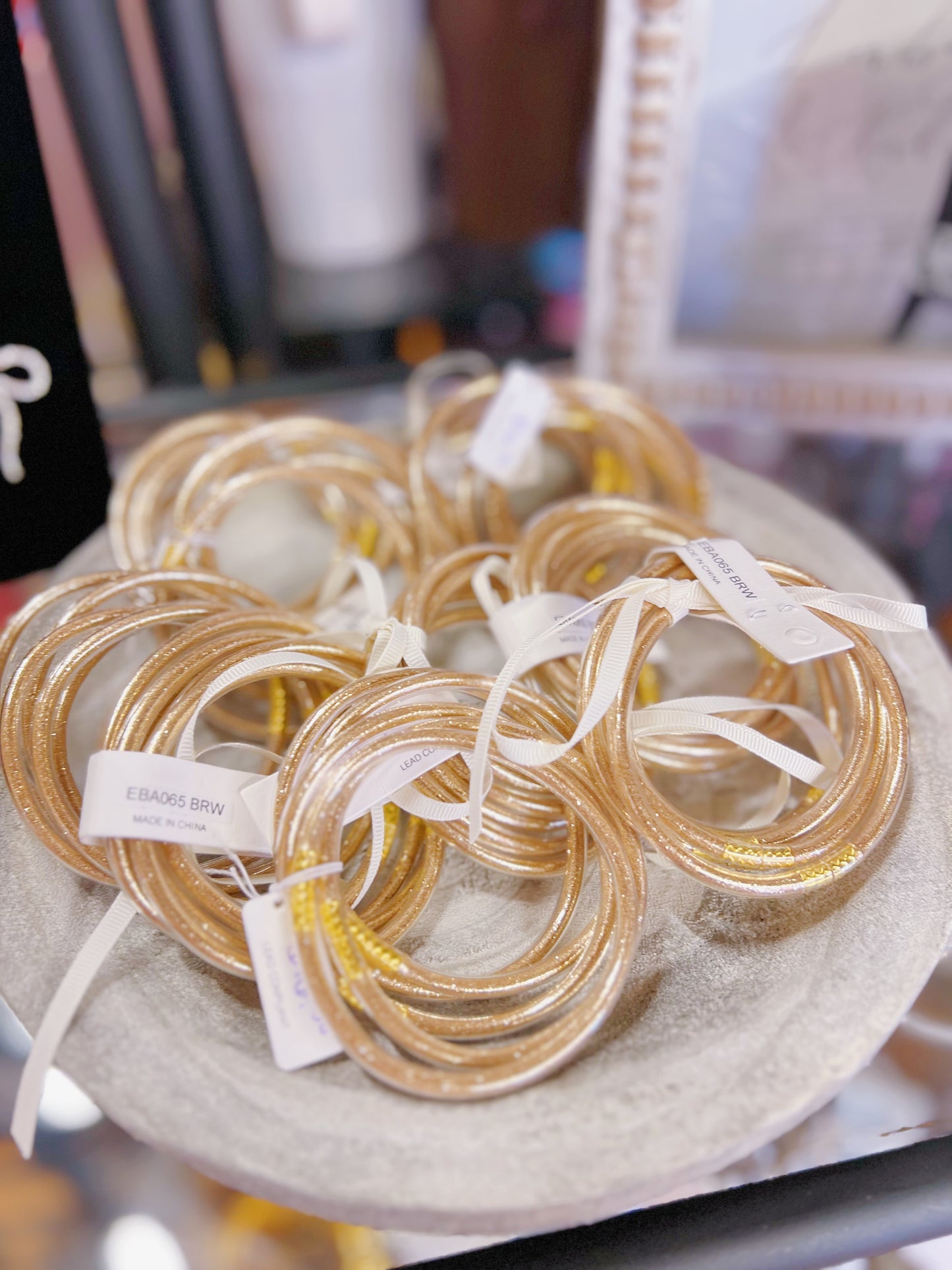 Gold Jelly Bracelet