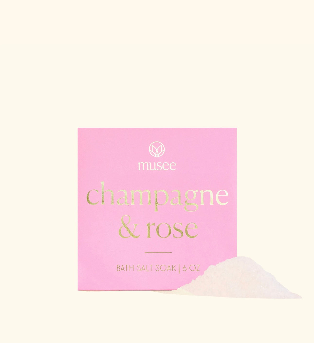 Champagne & Rose Shower Steamers & bath salt soak
