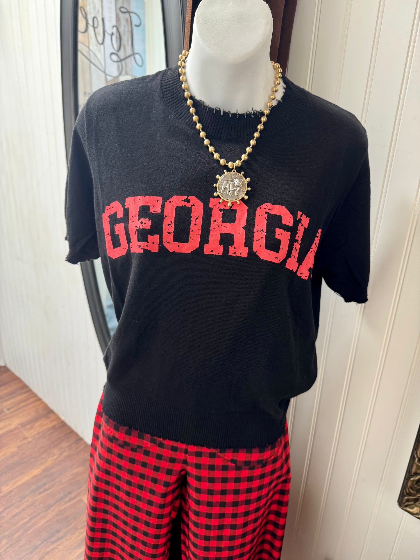 Georgia Bulldog Top