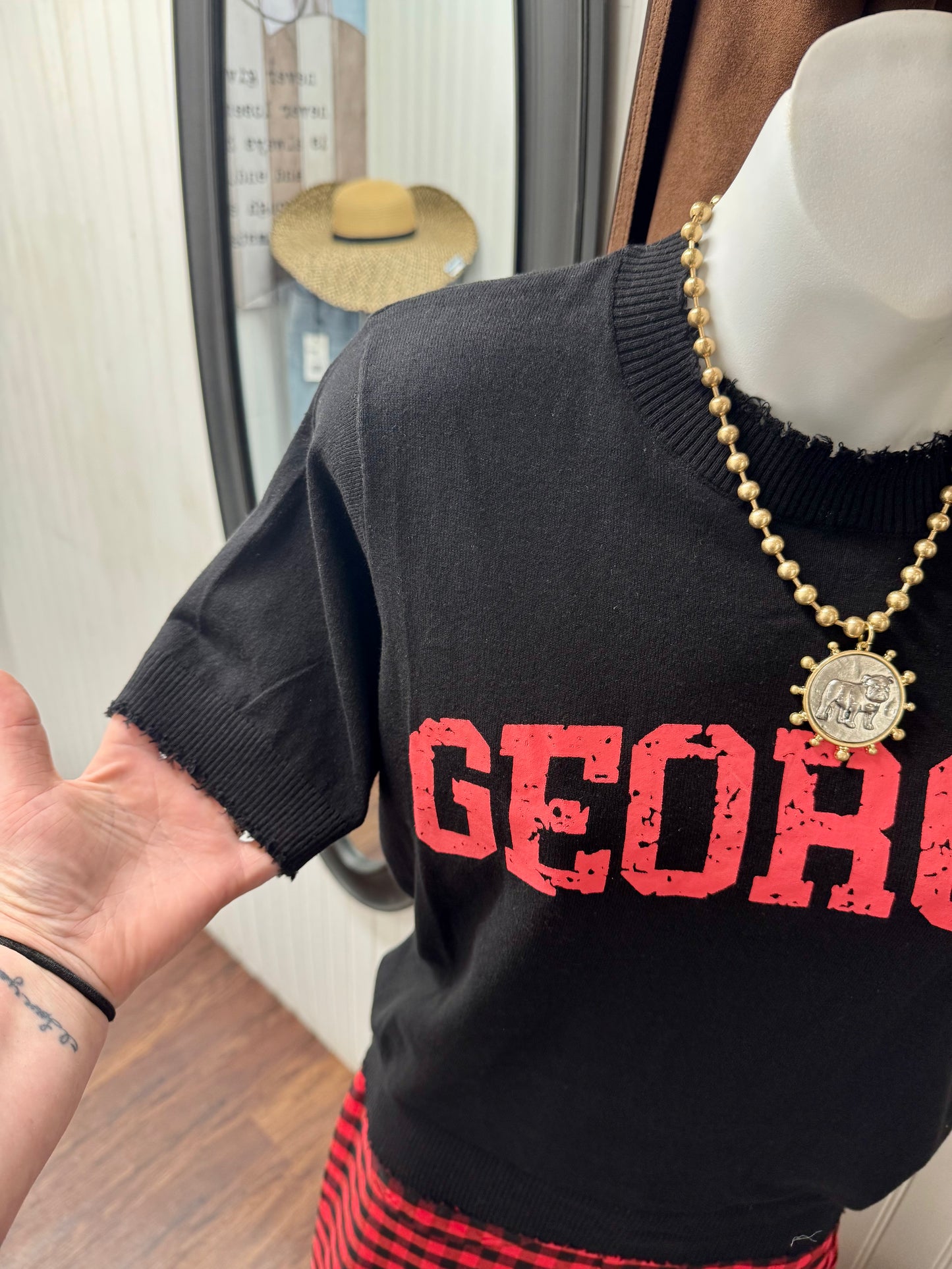 Georgia Bulldog Top