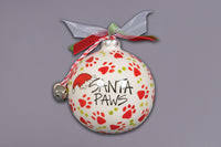 Magnolia Lane Santa Paws Ornament